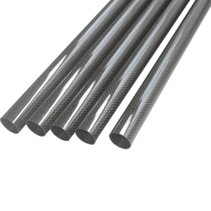 Nhà máy sản xuất ống vuông carbon Bán hàng trực tiếp Ống carbon tròn Sợi carbon cực ống lồng Sợi carbon Cue
