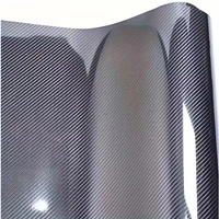 2D 3D sợi carbon vinyl nhãn dán UV chống trầy xước kiểm soát cát màu độ bóng cao PVC xe đổi màu phim